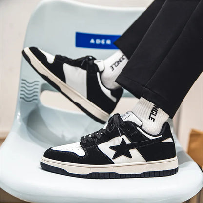 Fashionable men's and women's sports sneakers, breathable casual sneakers, rubber outsole, outdoor street large size
