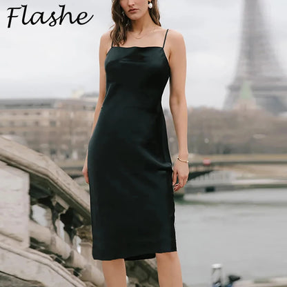 Sexy Dress Black Sleeveless Party Dress Women Summer Solid Color Empire Waist Evening Dresses For Women Vestidos