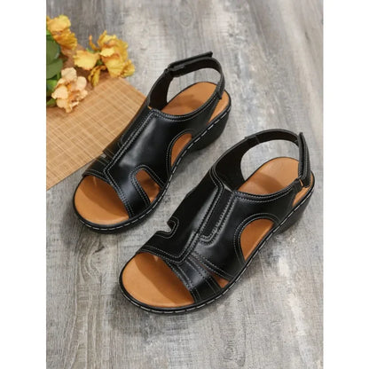 Summer Women Wedge Shoes Orthopedic Sandals Comfort Ladies Shoes Sandalias De Mujer Plus Size Lightweight Beach Sandals