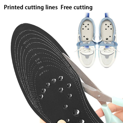 1Pair Magnetic Therapy Massage Insole Foot Acupoint Massage Insole Memory Foam Sole Men women Leg Fatigue Relief Shoe Insoles