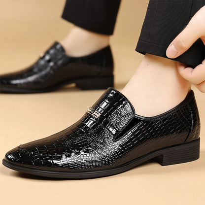 Men's Slip-On Dress Shoes Business Casual Comfortable Classical Dress Shoes for Men ﻿