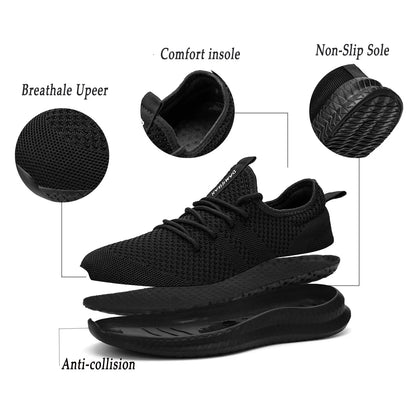 High Quality Male Sneakers Breathable Fashion Gym Casual Light Walking Plus Size Footwear