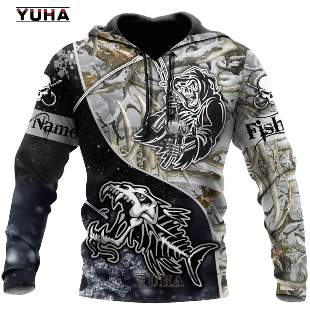 Fashion Men Hoodie Cool Carp Fishing 3D Printed Harajuku Sweatshirt Unisex Casual Pullover hoodies sudadera hombre