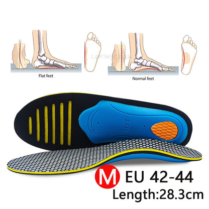 VTHRA High Quality EVA Orthotics Insoles For Flat Feet 3D Arch Support Orthopedic Shoes Sole Insoles For Men And Women Shoe Pads