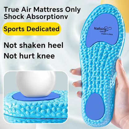Sport Orthopedic Insoles for Feet Men Women EVA Breathable Shock Absorption Shoes Insole for Running Basketball Sport Care Pads