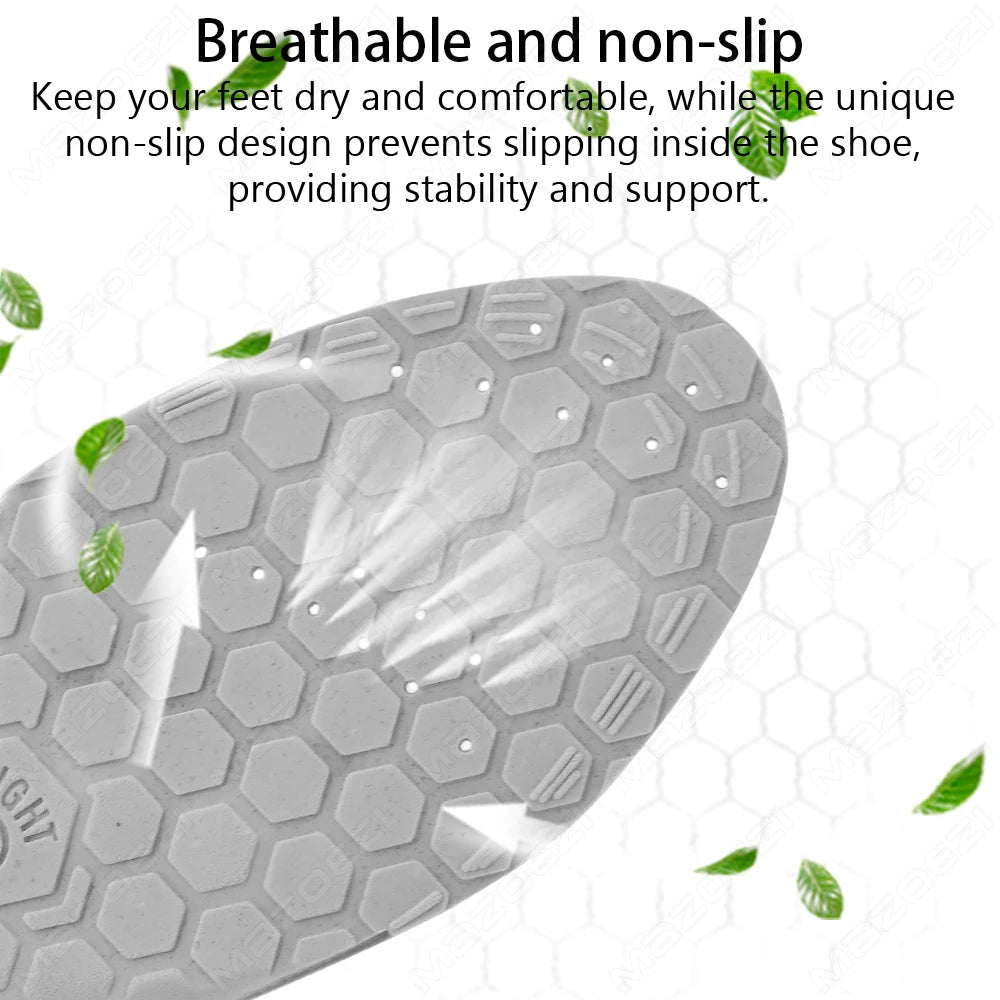 Sport Magnetic Therapy Massage Insoles for Shoes Foot Acupressure Soft Shock Absorption Deodorant Running Unisex Orthopedic Pads
