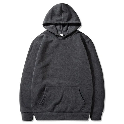 Fashion Men's Hoodie Casual Hoodies Pullovers Sweatshirts Men's Top Solid Color Hoodies Sweatshirt Male