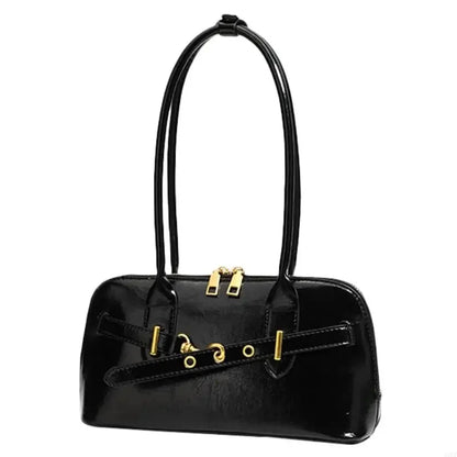 Portable Women's Underarm Bag Simple Shoulder Bag PU Leather Armpit Purse Handbag for Daily Use and Special Occasion