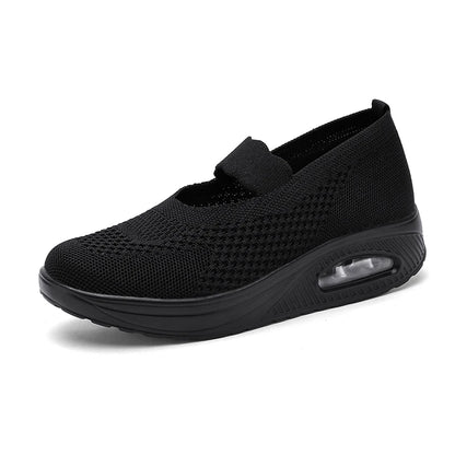 New Comfort Casual Women's Shoes Fashion Soft Sole Breathable Hollow Out Flat Shoes