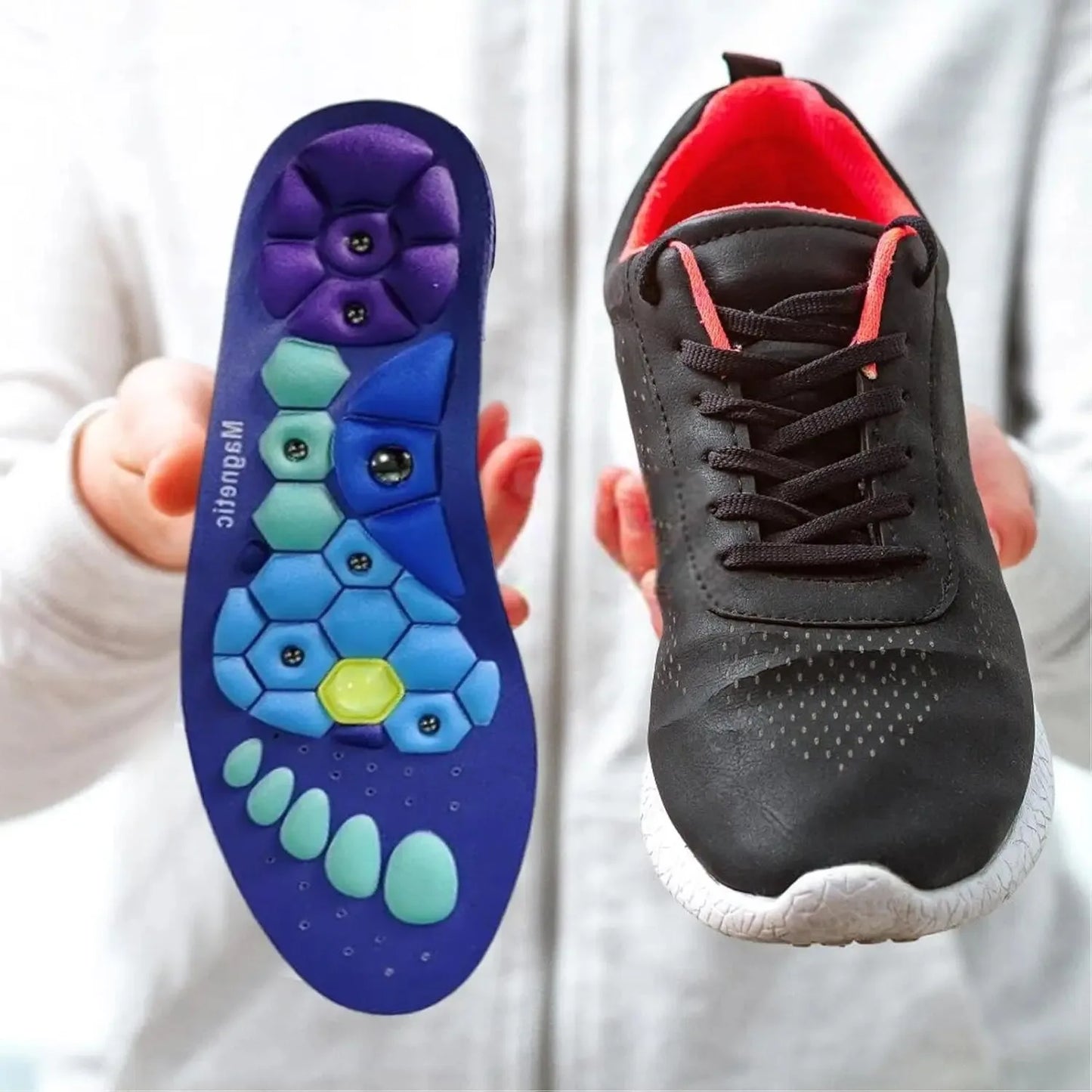Magnetic Massage Insoles  Arch Support Insoles Orthopedic Inserts