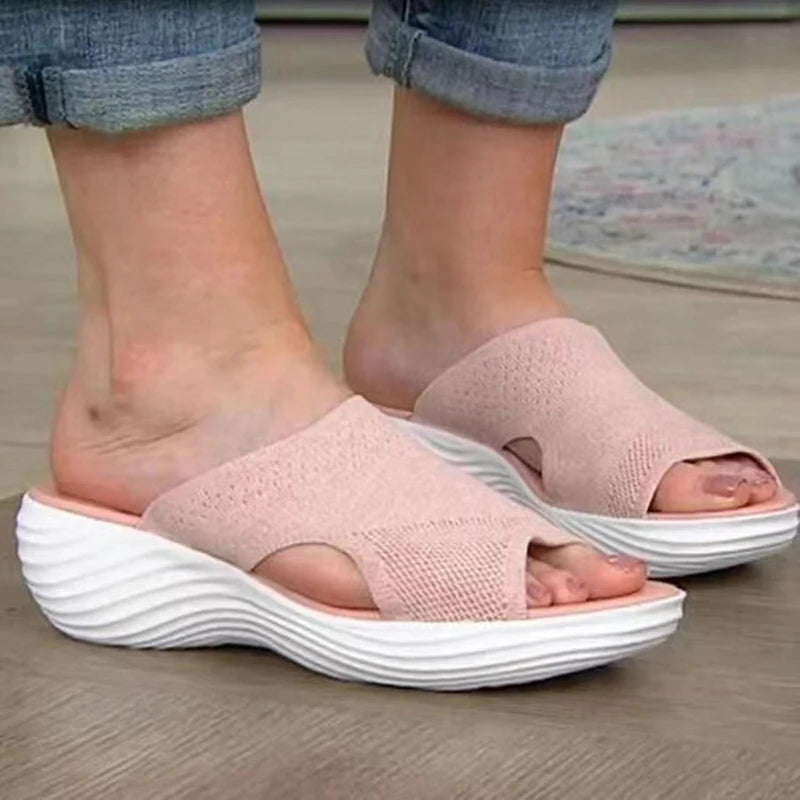 Women Shoes Sandals Summer Party Ladies Shoes Slides Women's Shoes Wedge Sandals Ladies Plus Size Footwear Woman Slippers Female