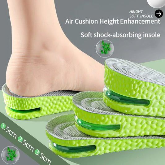 Height Increase Massage Insoles Insole Shock Absorbing