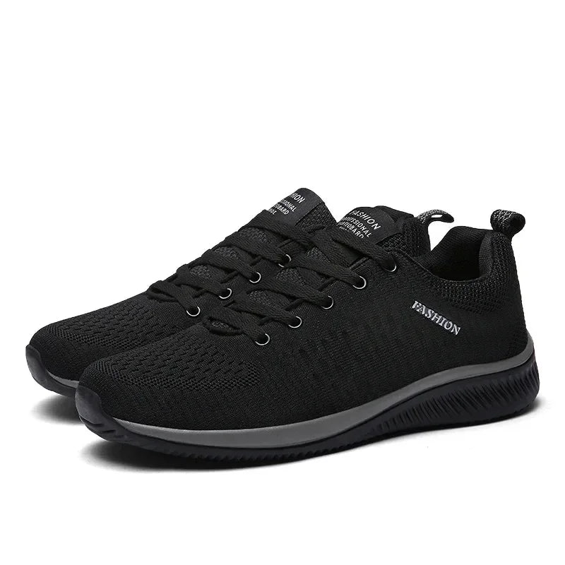 Men Running Walking Knit Shoe Casual Sneakers Breathable Sports Running Athletic Gym Lightweight Outdoor Women Shoes Size38-48