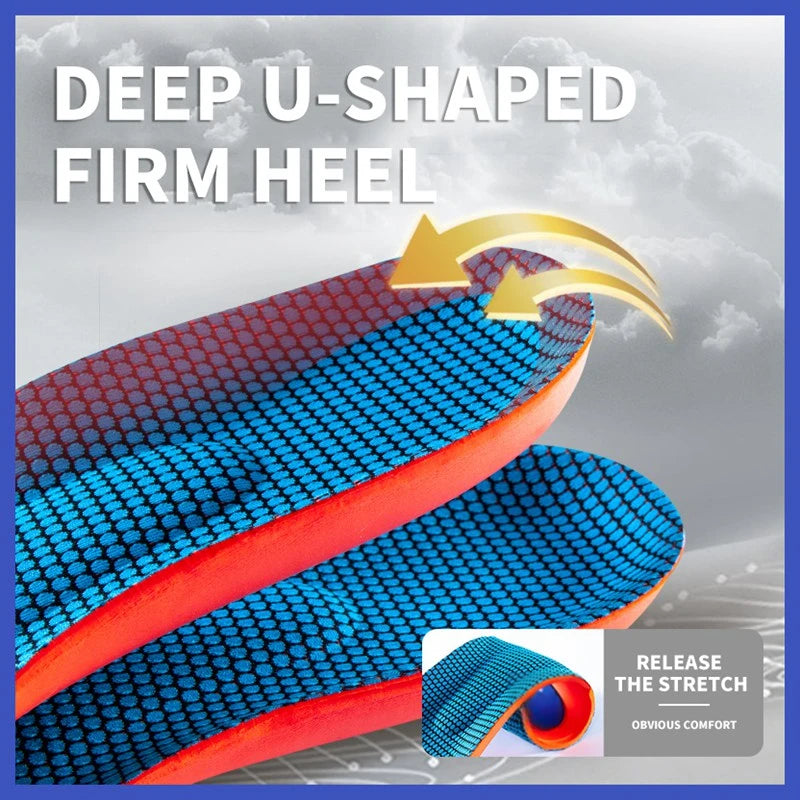 Orthopedic Insoles for Shoes Men Women Brand Arch Support Air Insole for Feet Shock-absorbing Baskets Sport Running Shoe Sole