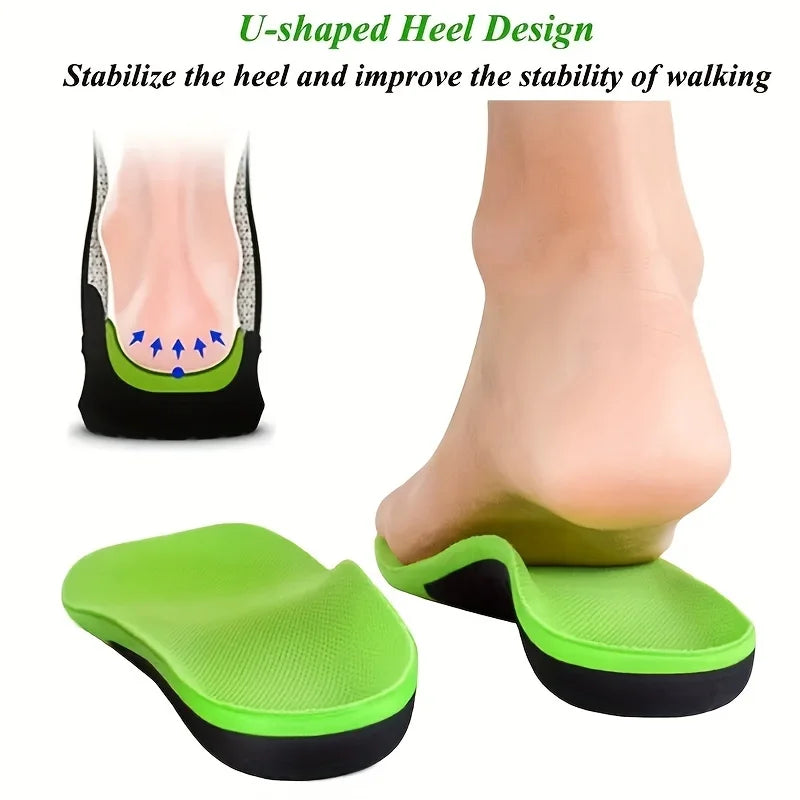 Arch Support Insoles Inserts Men Women - Flat Feet - Orthotic Insoles High Arch for Arch Pain - Heavy Duty Support Pain Relief