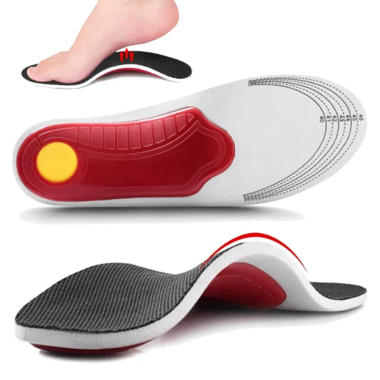 Orthopaedic Insoles Sole Shock-absorbing Insoles Orthopaedic with Arch Support Feet Ease Pressure of Air Movement Damping Insole
