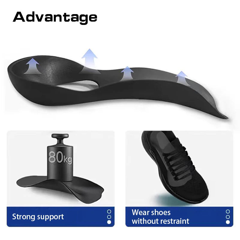NEW Orthopedic Insoles Orthotics Flat Foot Health Sole Pads for Shoes Insert Arch Support Pad for Feet Care Insole Unisex 1 Pair