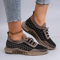 summer breathable mesh flat shoes