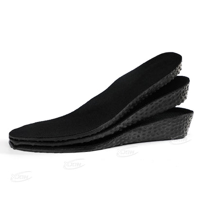 【Xxin】1.5/2.5/3.5cm Height Increased Shoe Insoles Invisiable Shock Absorption Insole Gel Shoe Pad