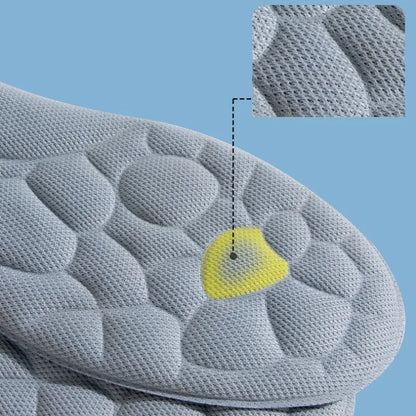 1/2 Pairs Soft Massage Memory Foam Insoles for Sport Running Shoes Sole Breathable Cushion Insoles Pad Feet Orthopedic Insoles