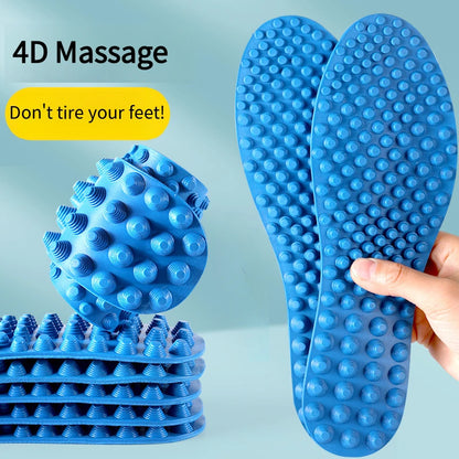 Comfort Massage Insole for Feet Shock Absorption Shoes Insoles Men Woman Non slip Shoe Pads Soft Sports Casual Shoes Sole 1Pair
