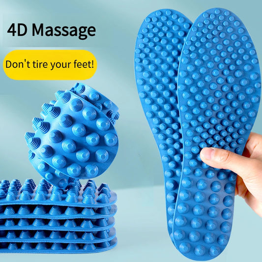 Comfort Massage Insole for Feet Shock Absorption Shoes Insoles Men Woman Non slip Shoe Pads Soft Sports Casual Shoes Sole 1Pair