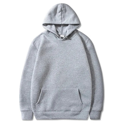 Fashion Men's Hoodie Casual Hoodies Pullovers Sweatshirts Men's Top Solid Color Hoodies Sweatshirt Male