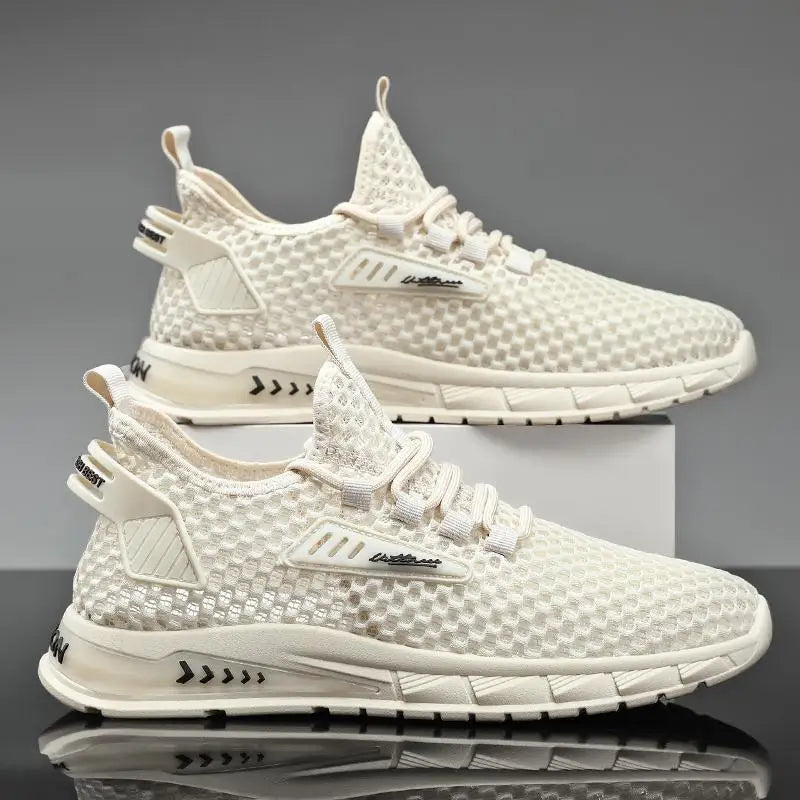 Hollow Mesh Breathable Shoes Men Casual Sports Running Sneakers