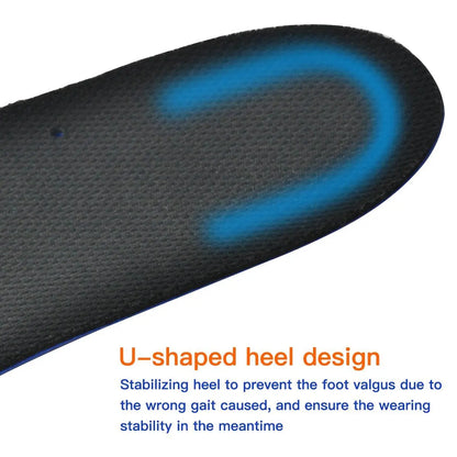Sports Elastic Memory Silicone Gel Insoles Shoe Inserts Breathable Shoes Pad 1pair
