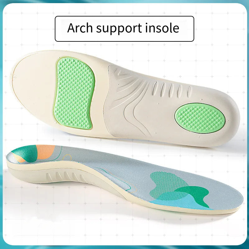 Arch Support Insole for Feet Plantar Fasciitis Sports Shoes Insoles Flat Foot Orthopedic Pads Shock Absorption Shoe Sole 1Pair