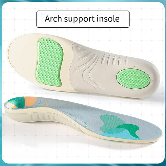 Arch Support Insole for Feet Plantar Fasciitis Sports Shoes Insoles Flat Foot Orthopedic Pads Shock Absorption Shoe Sole 1Pair