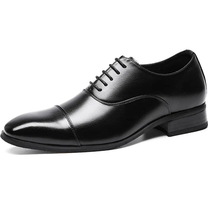High Quality Men Casual Leather Shoe Classic Business Dress Shoes Fashion Office Oxfords Luxury Wedding Shoes for Men Big Size46