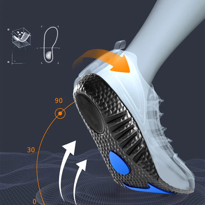 NEW Height Increase Templates Sports Shock Absorption Insoles for Feet Deodorant Orthopedic Insole for Shoes Men Women Shoe Sole