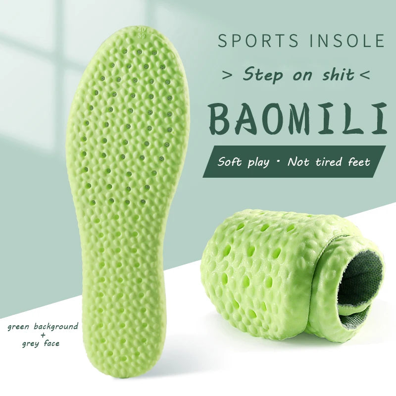 1Pair Sports Shoes Insole Comfortable Plantar Fasciitis Insoles for Feet Men Women Orthopedic Shoe Sole Running Accessories