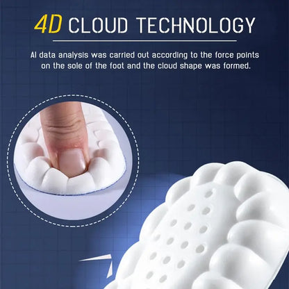 One Pair Pu Insole Super Soft,Long Standing Arch Support,Thickened Shock Absorption Insole