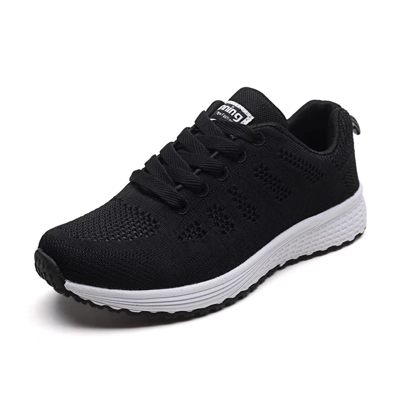 Women Casual Shoes Fashion Breathable Walking Mesh Flat Shoes Sneakers Women's Gym Vulcanized Shoes White Female Footwear