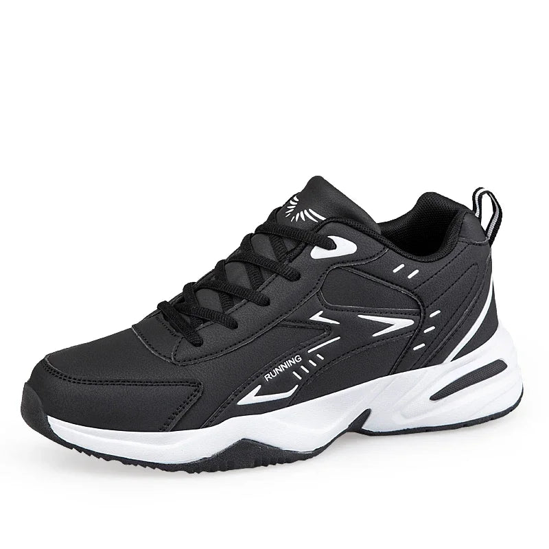 Classic White Clunky Sneaker for Men Comfortable Non-Slip Men's Running Shoes Breathable Casual Sneakers Men Large Size 39-48