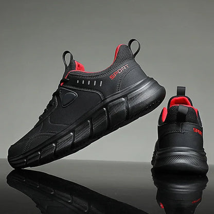 Men Waterproof Athletic Sneakers Breathable Comfortable  Casual Sneaker Ear-resistant Non Slip Walking Men Shoes Tenis Masculino