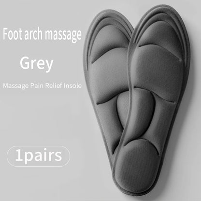 1Pair 5D Shoes Insoles for Feet Men Woman Running Sports Insole Arch Support Plantar Fasciitis Shoe Pads Memory Foam Shoe Sole