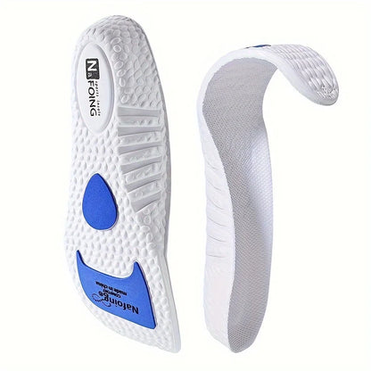 1 Pair Sports Insoles Elastic Running Insole For Shoes Arch Support Insole Absorption Deodorant Breathable Insoles