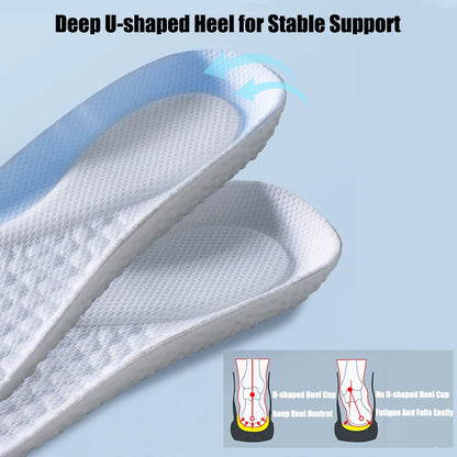 EVA Sports Insoles for Basketball Shoes Man Woman Arch Support Plantar Fasciitis Foot Support Orthopedic Shock Absorbing Insoles