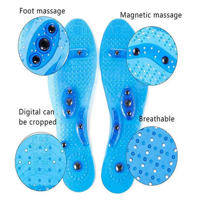 Magnetic Therapy Massage Insoles For Shoes Foot Acupressure Enhanced Magnetic Insole Point Therapy Feet Body Detox Pad Women Men