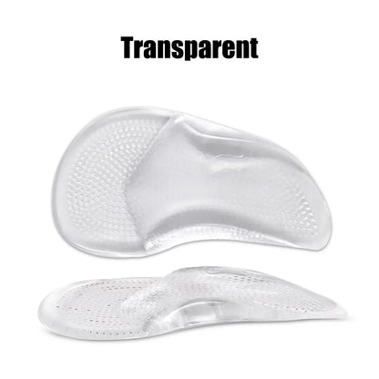 Silicone Gel Orthopedic Insoles for Shoes Women Flat Feet Arch Support Foot Insoles for Plantar Faciitis Pain Relief Shoe Pads