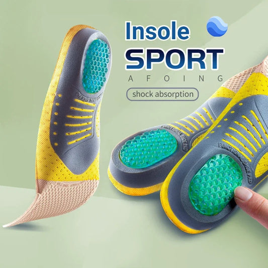 Orthotic Gel Insoles for Sneaker Orthopedic Flat Foot Cushion Insert Arch Support Pad Foot Pain-relieving Breathable Man Women