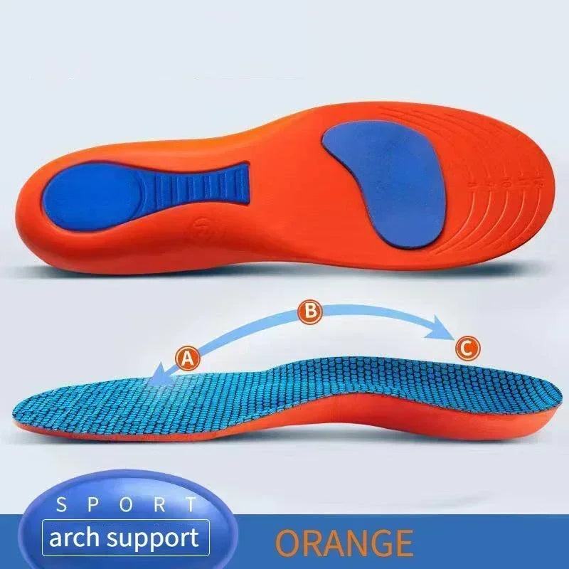 Sport Insoles for Shoes Sole Shock Absorption Deodorant Breathable Cushion Running Insoles for Feet Man Women Orthopedic Insoles