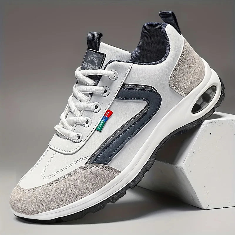 New spring casual and versatile men's sneakers, travel shoes and running sports shoes in large sizes