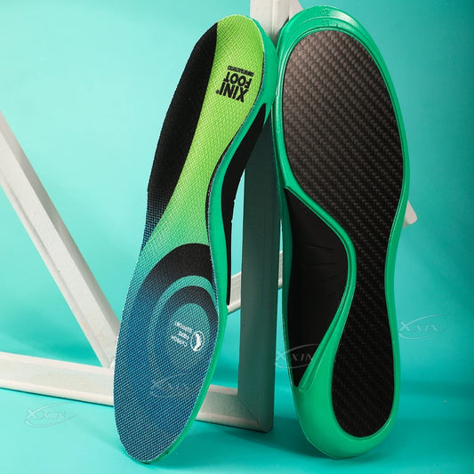 【Xxin】Carbon Fiber Insole Orthopedic Arch Support Shoe Insoles Pad Running Sport Shoe Insert Cushion Size37-46