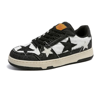 2025 New men's vulcanized casual shoes Lace outdoor men's sneakers Comfortable shoes Breathable modern men's skateboarding shoes