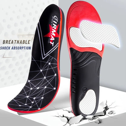 Premium Orthopedic Insoles for Feet PU Gel Shock Absorption Breathable Health Sole Pad Sport Arch Support Feet Pain Care Insole