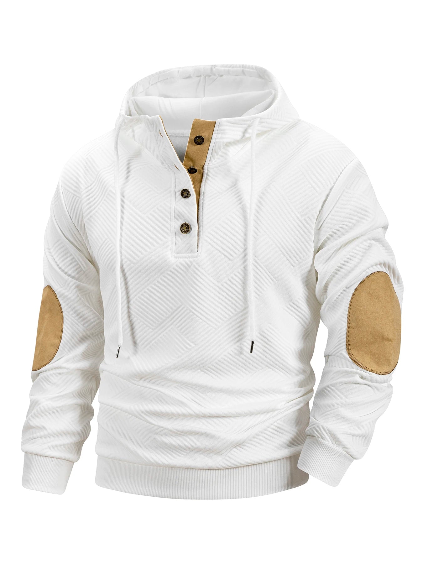 Men's Hoodies High Neck Spliced Loose Knit Retro Sweater Pullover Men Outdoor Casual Long Sleeve Sweatshirts Sweater Tops